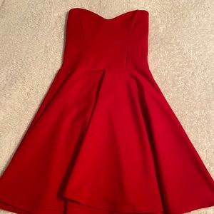 Red sweetheart dress! US size 4